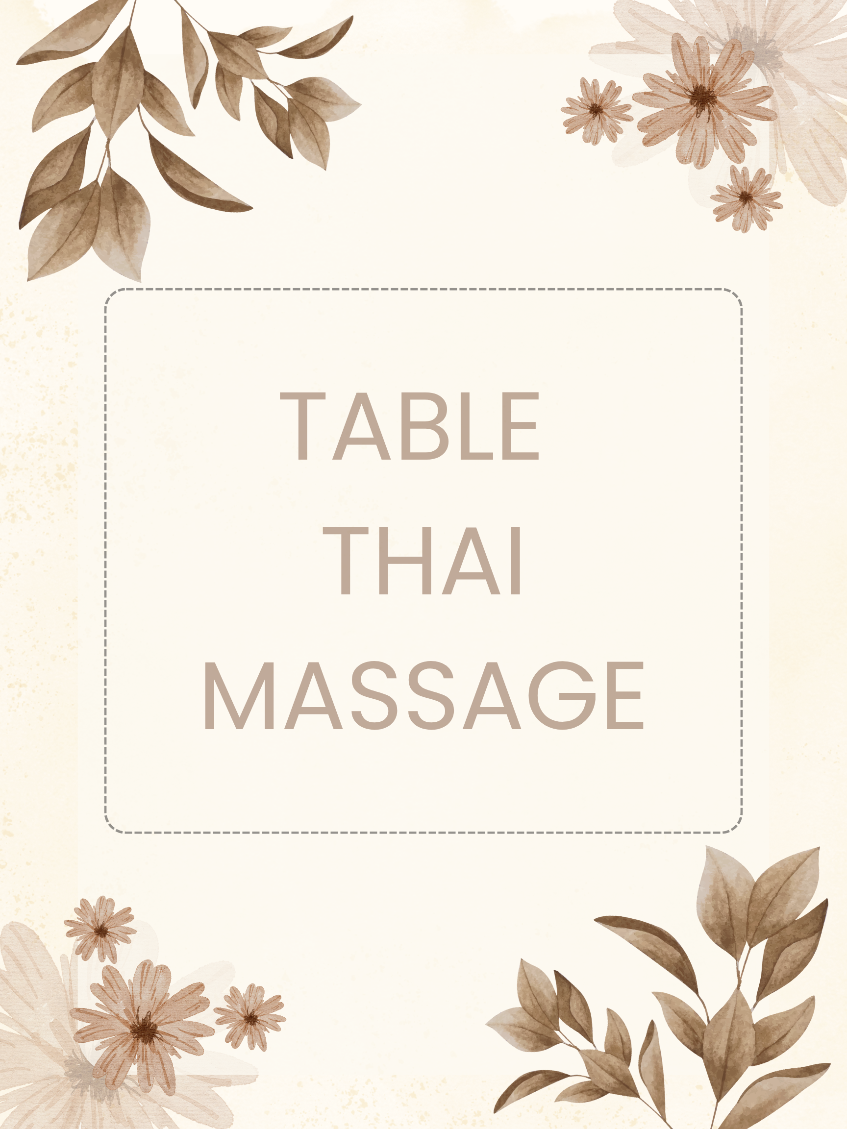 Table Thai Massage
